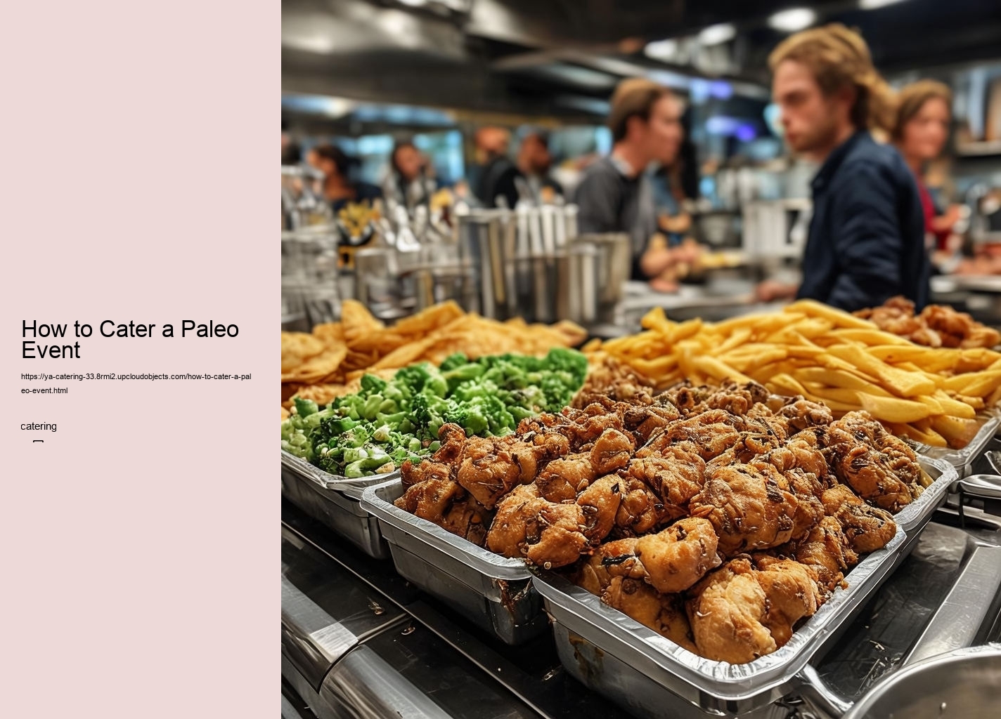 How to Cater a Paleo Event