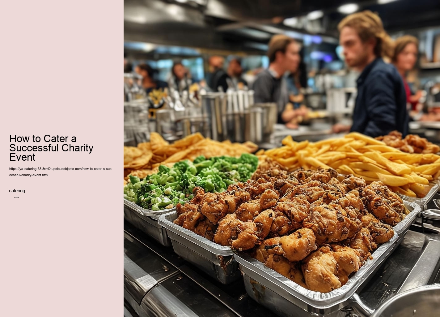 How to Cater a Successful Charity Event