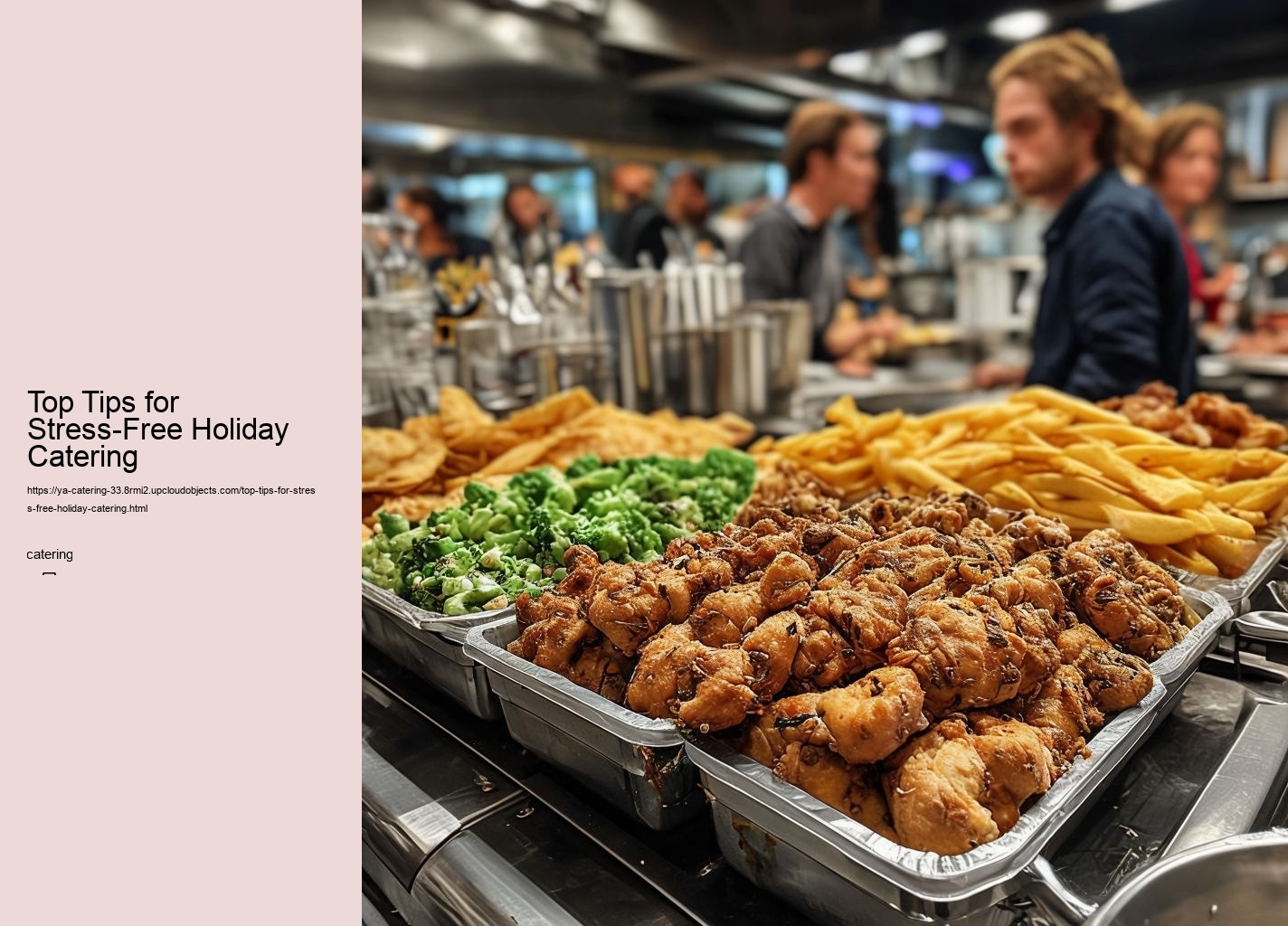 Top Tips for Stress-Free Holiday Catering